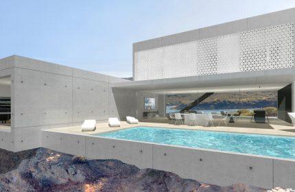 Vue panoramique - Maison contemporaine de 220 m² sur la Côte d'Azur