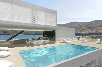 Piscine - Maison contemporaine de 220 m² sur la Côte d'Azur