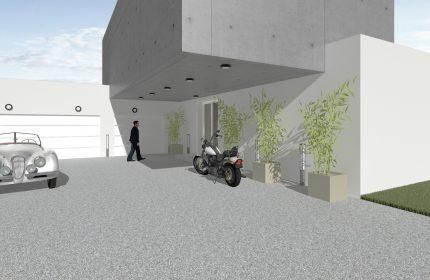 Entrée - Maison contemporaine de 200 m² Genas